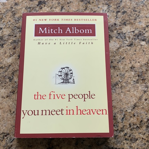 THE FIVE PEOPLE YOU MEET IN HEAVEN BY MUTCH ALBOM - Picture 1 of 7